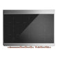 Ilve UMDIB40NR3AWP Ilve Umdib40Nr3Awp Majestic Iii 40 Inch Induction Range With 6 Elements, 3.82 Cu. Ft. Total Oven Capacity (Triple Glass Door, Antique White, Copper)