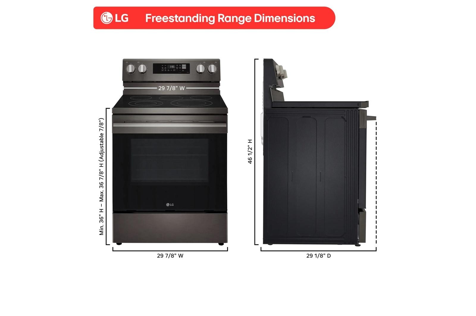Lg LREN6323ZE 6.3 Cu. Ft. Smart Wi-Fi Enabled Probake Convection® Electric Range With Air Fry & Easyclean®