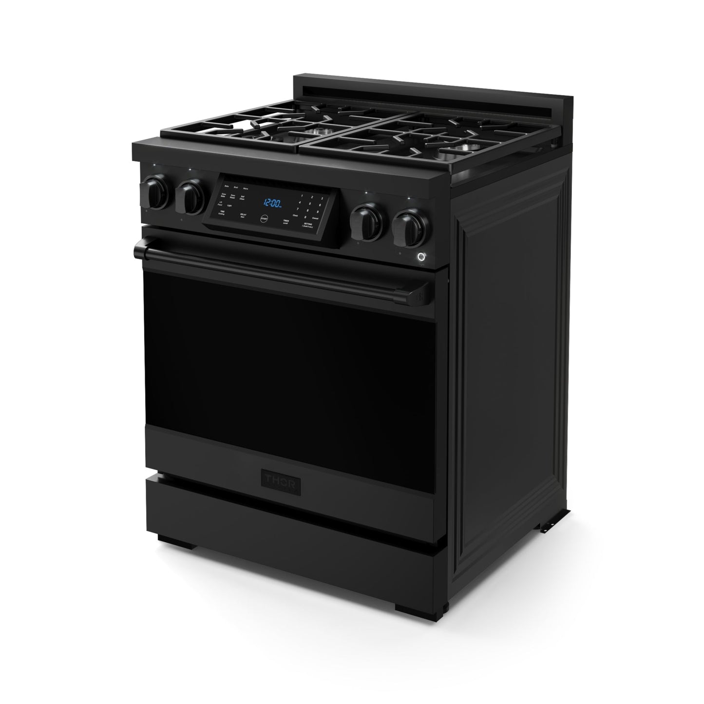 Thor Kitchen RSG30PBLP 30 Inch Professional Liquid Propane With Precision Knob Control In Black