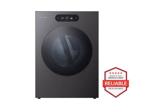 Lg DLGX9901B Lg Signature 9.0 Cu. Ft. Mega Capacity Smart Front Load Gas Dryer With Built-In Intelligence, Turbosteam® And Touch Lcd Control