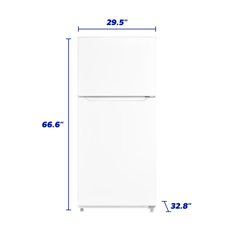 Element Appliance ERT21CSCW Element 20.5 Cu. Ft. Top Freezer Refrigerator - White