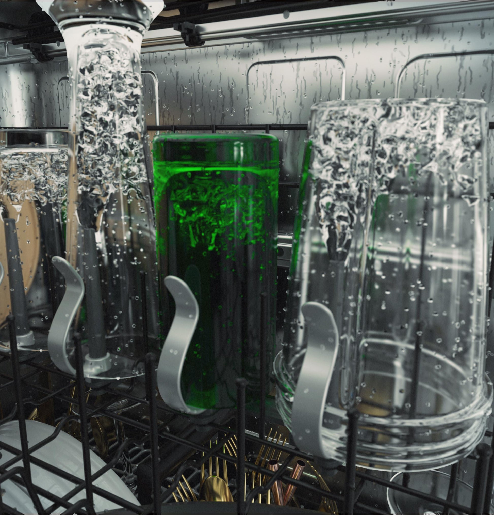 Cafe CDT828P2VS1 Café&#8482; Customfit Energy Star Stainless Interior Smart Dishwasher With Ultra Wash & Dry, 42 Dba