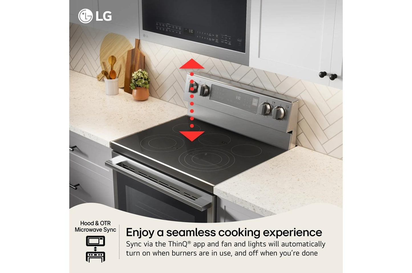 Lg LREN6325ZE 6.3 Cu. Ft. Smart Wi-Fi Enabled Probake Convection® Electric Range With Air Fry & Easyclean®