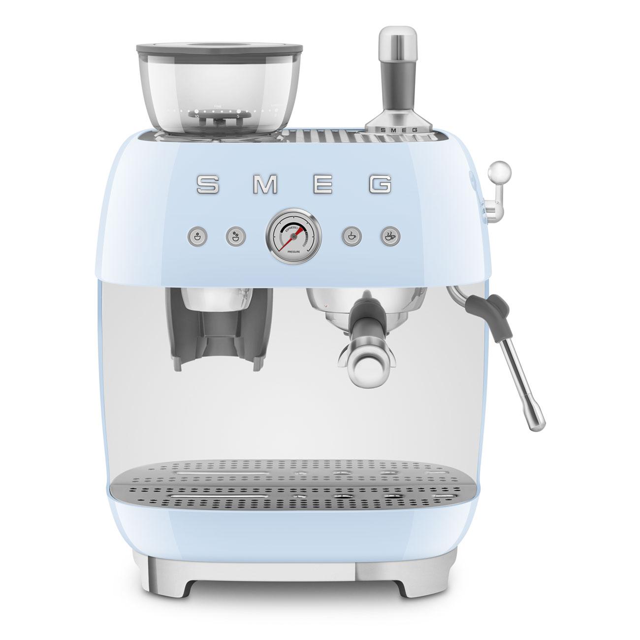 Smeg EGF03PBUS Espresso Coffee Machine Pastel Blue Egf03Pbus