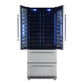 Forno FWCDR663532S Forno Campania 32-Inch Wine Cooler, Stainless Steel, Dual Wine Zones, Two Beverage Drawers, 17.7 Cu.Ft