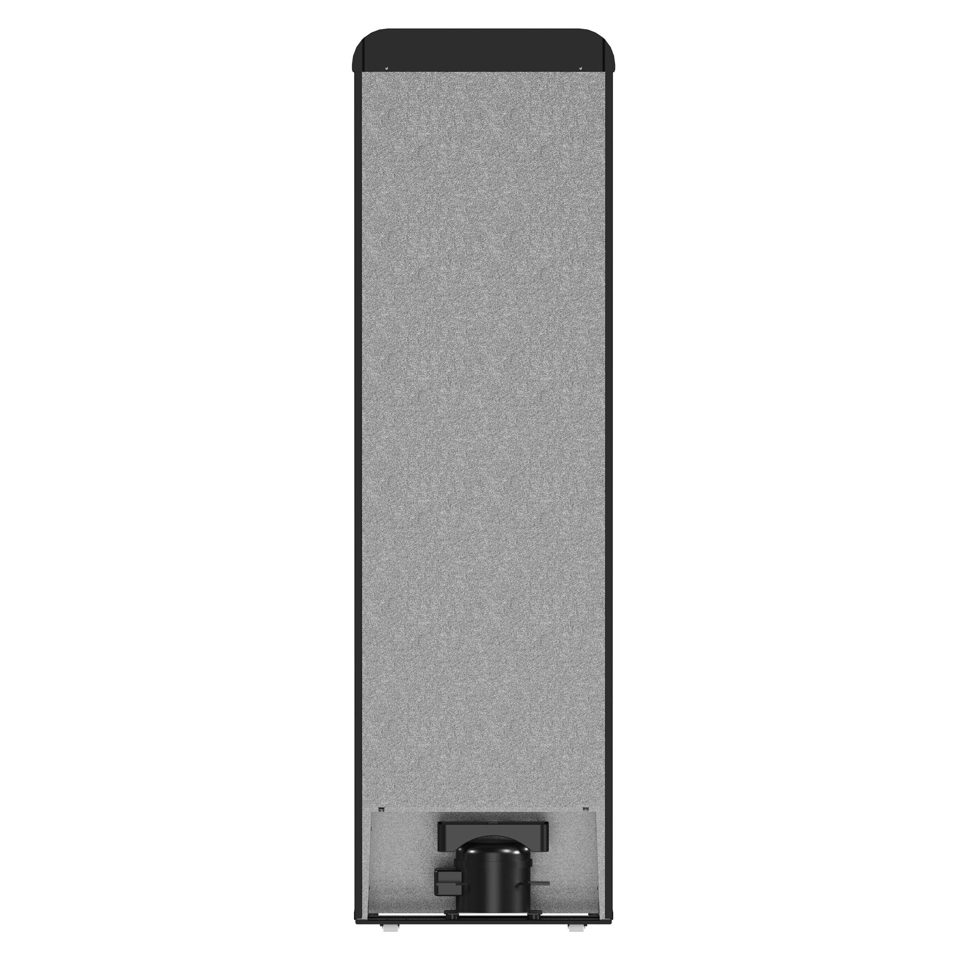 Forno FFFFD174522BLK Forno Storico 22-Inch Retro Bottom Freezer Fridge In Black, 9 Cu.Ft, Copper-Tone Handle