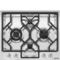 Smeg PGFU24X2 Cooktop Stainless Steel Pgfu24X2