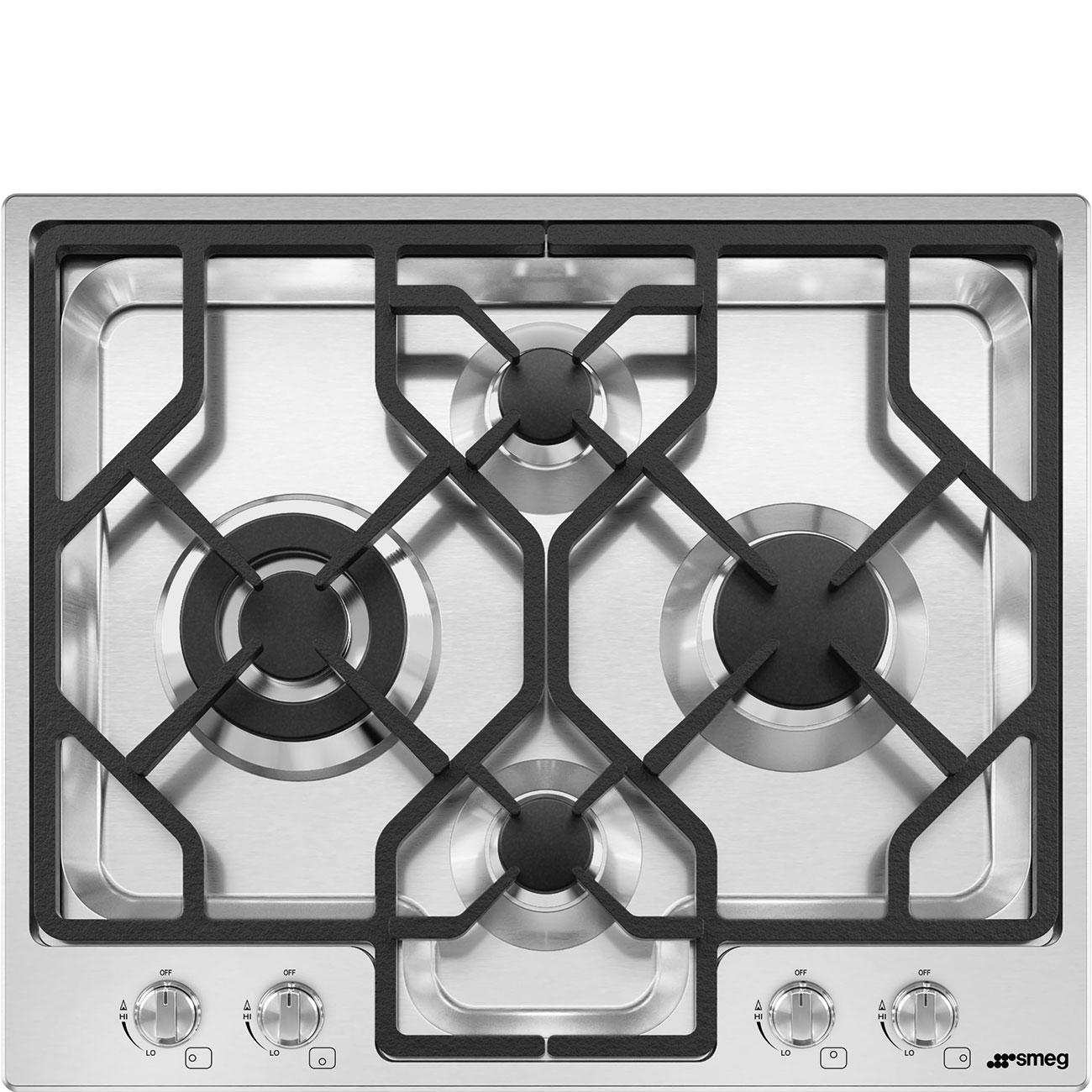 Smeg PGFU24X2 Cooktop Stainless Steel Pgfu24X2