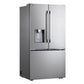 Lg LF24Z6330S 24 Cu. Ft. Counter-Depth Max™ With Zero Clearance™ 3-Door French Door Refrigerator