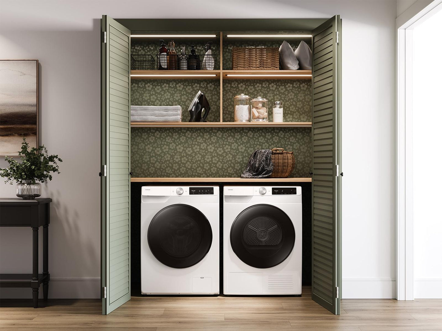 Samsung DV25FG62B0BE Compact Ventless Heat Pump Dryer Wi-Fi Connectivity Energy Efficient 4.0 Cu.Ft.