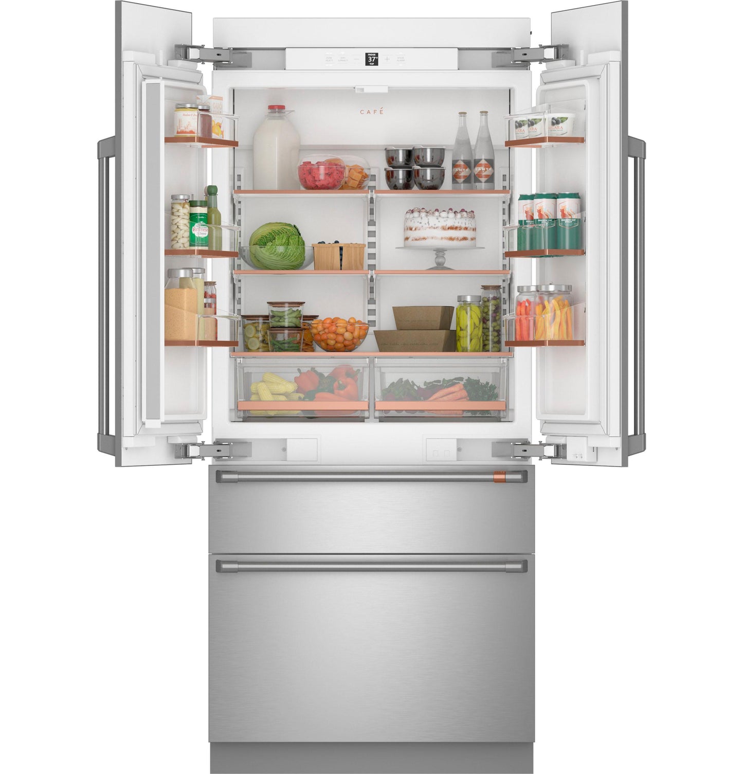 Cafe CIP36NK6ZII Cafe™ 36" Panel-Ready Integrated French-Door Refrigerator