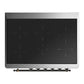 Ilve UMIB36QNR3EGB Ilve Umib36Qnr3Egb Majestic Iii 36 Inch Induction Range With 6 Elements, 3.5 Cu. Ft. Total Oven Capacity (Solid Door, Emerald Green, Burnished)