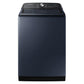 Samsung F1695114234769 5.4 Cu. Ft. Smart Top Load Washer With Pet Care Solution And Super Speed Wash And 7.4 Cu. Ft. Smart Gas Dryer With Pet Care Dry And Steam Sanitize+ In Brushed Navy