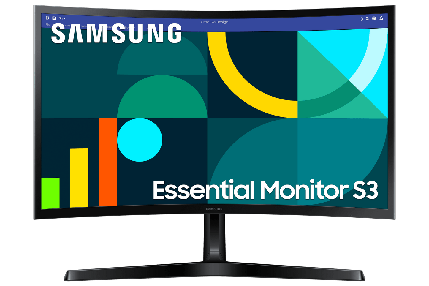 Samsung LS24D366GANXZA 24 Inch Essential Monitor S3 S36Gd Fhd