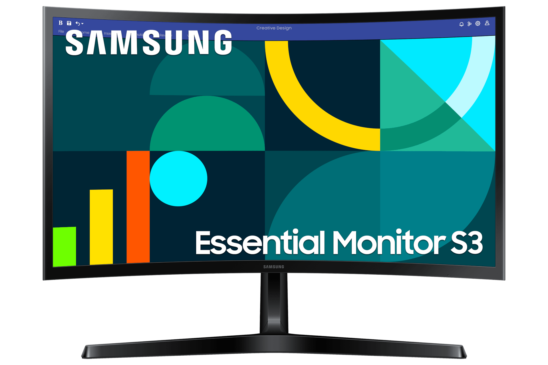 Samsung LS24D366GANXZA 24 Inch Essential Monitor S3 S36Gd Fhd
