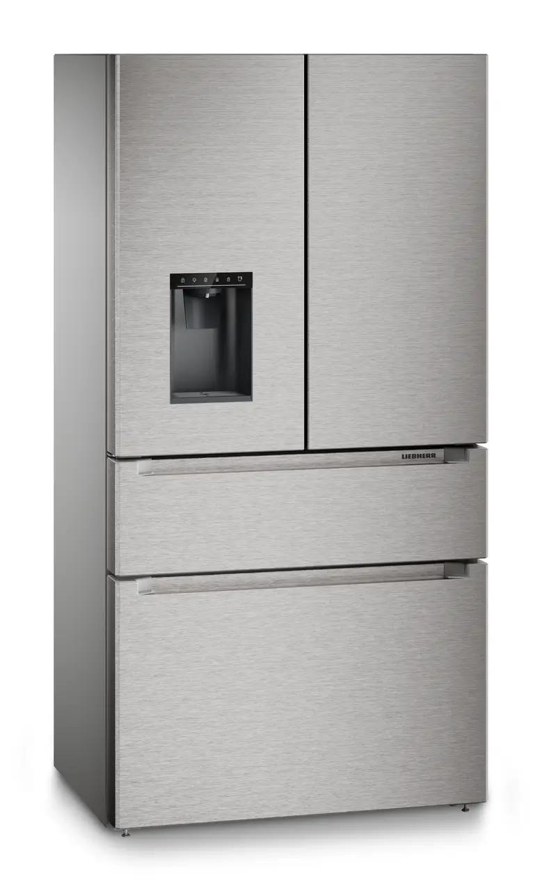 Liebherr FDBC36S French Door Fridge-Freezer With 2 Freezer Drawers And Water And Ice Cube Dispenser