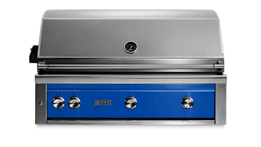 Lynx L42ATRPBNG 42" Built-In Grill - All Trident™ W/ Rotisserie - Pacific Blue