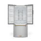 Thor Kitchen RF3017FFD99BRZ 30 Inch 17.7 Cu Ft French Door Counter Depth Refrigerator With Ice Maker In Stainless Steel/Bronze Gordon Ramsay Series - Rf3017Ffd99-Brz