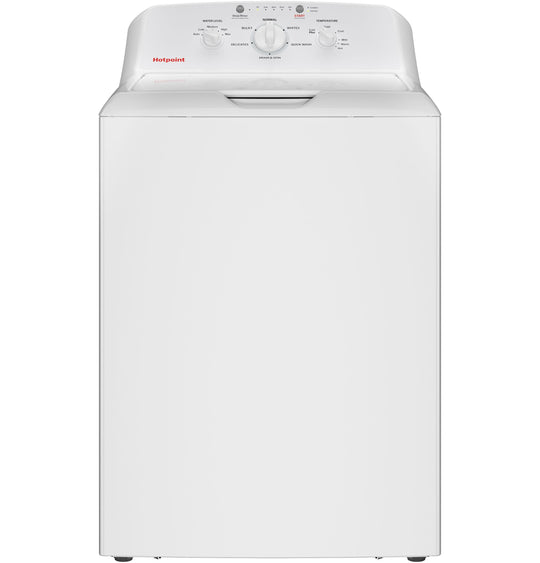 Hotpoint HTW265ASWWW Hotpoint® 4.0 Cu. Ft. Capacity Washer With Stainless Steel&#X00A0;Basket,Cold&#X00A0;Plus And Water Level&#X00A0;Control&#X200B;