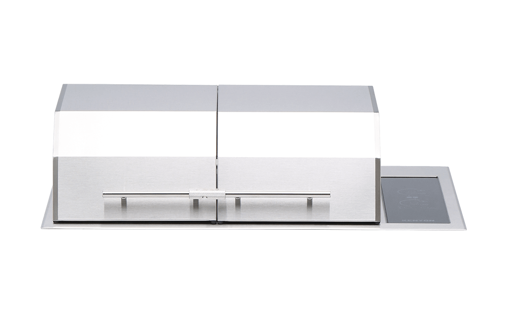 Kenyon B70460WH Texan Electric Grill Touch Control With Split Lid
