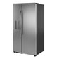 Ge Appliances GZS24PYYFS Ge® 23.5 Cu. Ft. Counter-Depth Side-By-Side Refrigerator With Led Light Walls And Extra Tall Dispenser
