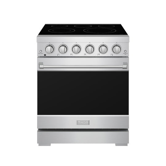 Thor Kitchen RSE30P 30 Inch Professional Electric Range With Precision Knob Control In Stainless Steel Gordon Ramsay Series