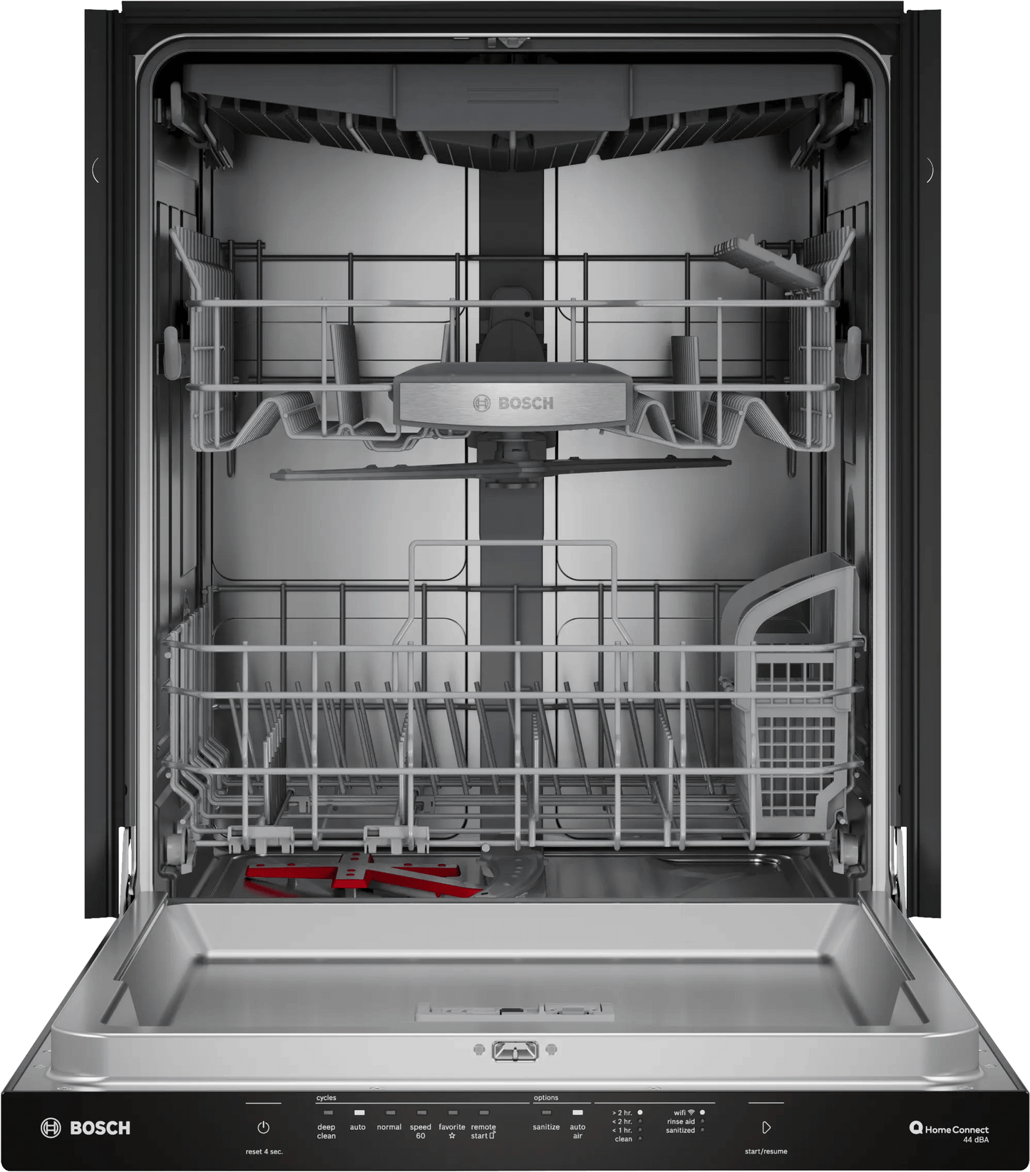 Bosch SHP65DM6N 500 Series, Built-Under Dishwasher, 24'', Black