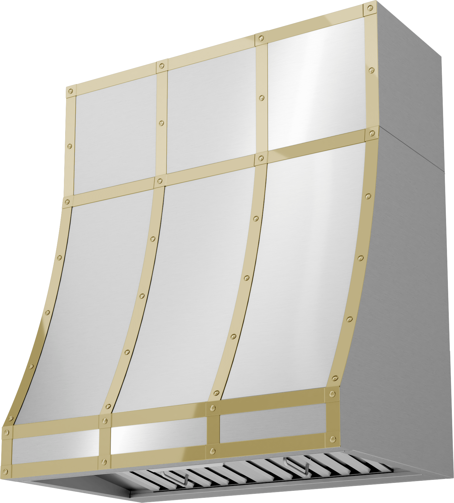 Zephyr BKDC13612APG Duct Cover Banding Kit, 36In X 12In, Polished Gold