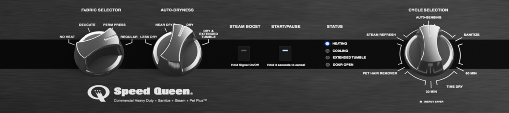 Speed Queen DC5004BG Dc5 Sanitizing Gas Dryer With Pet Plus™ Extended Tumble Steam 5-Year Warranty