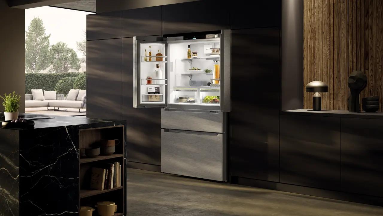 Liebherr FDBI36S French Door Fridge-Freezer With 2 Freezer Drawers And Icemaker And Infinityspring