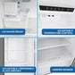 Avanti AVFF146DLJ0SS Avanti Frost-Free Apartment Size Garage-Ready Refrigerator, 14.6 Cu. Ft. Capacity, In Stainless Steel (Avff146Dlj0Ss)