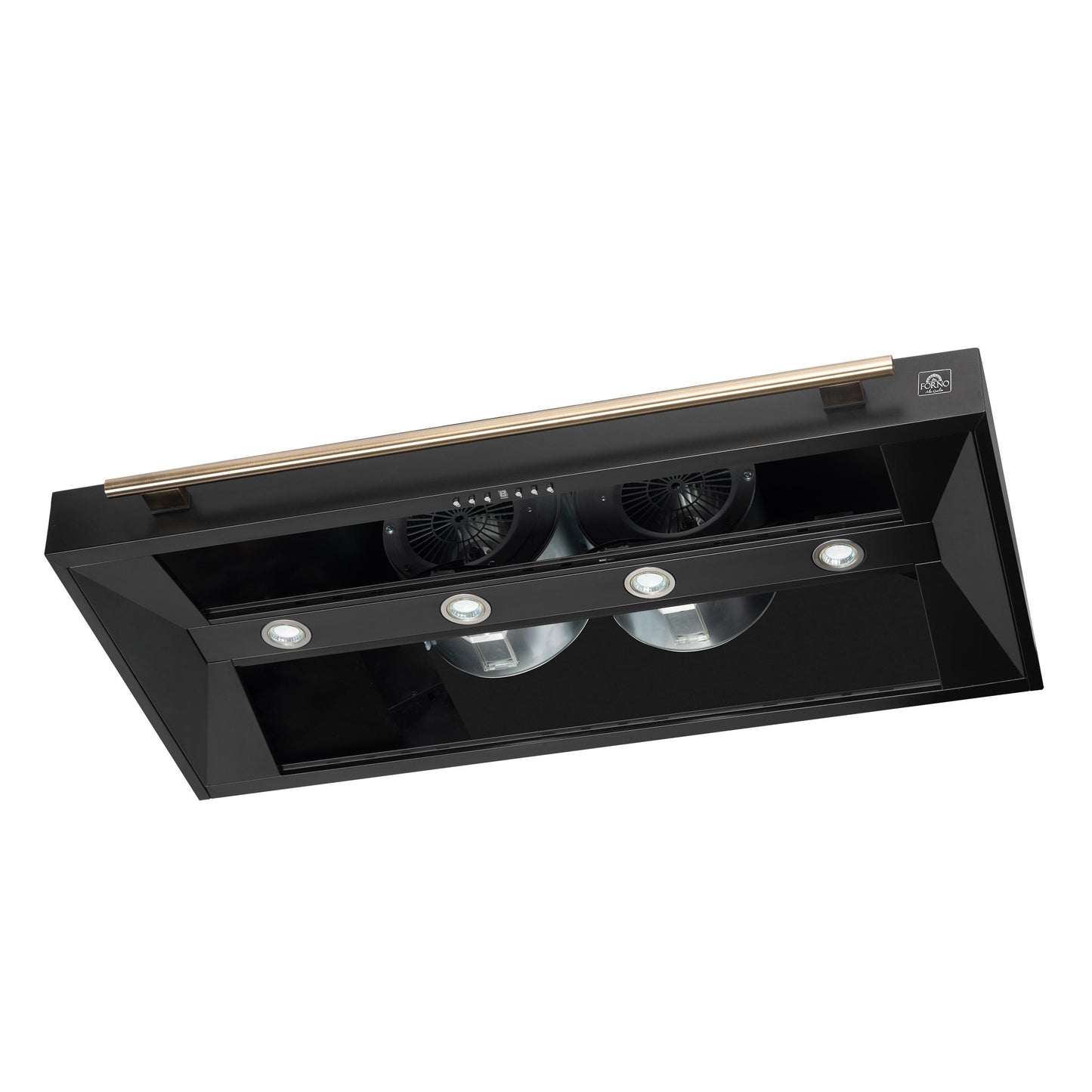 Forno FRHWM509548BLK Forno Aria 48 Inch Wall-Mounted Range Hood In Black