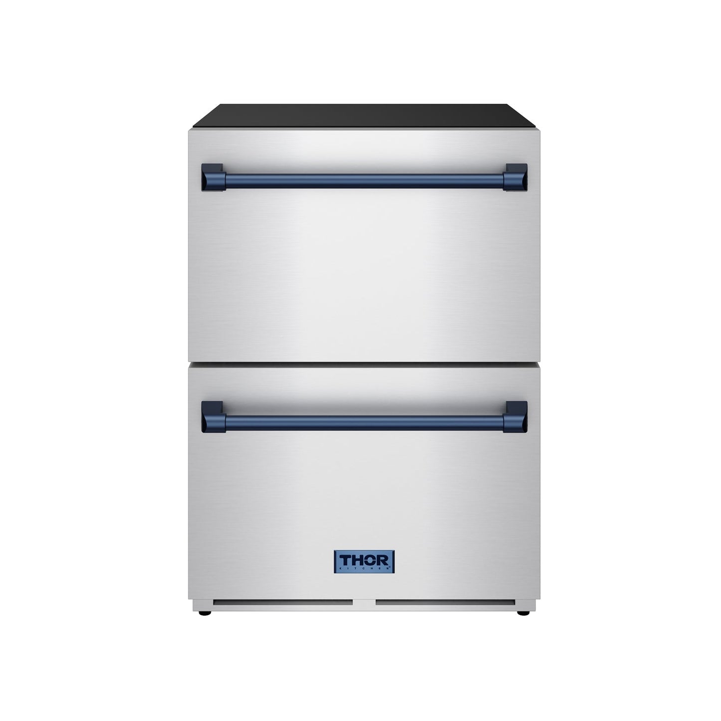 Thor Kitchen RF24UBLU 24 Inch Undercounter Built-In Or Freestanding Drawer Refrigerator - Stainless Steel/Blue Gordon Ramsay Series