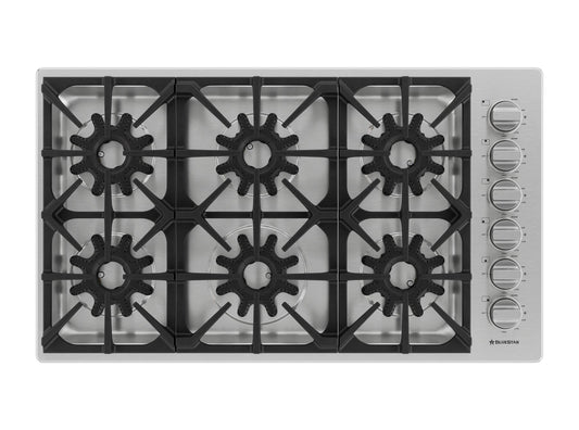 Bluestar BSDCTX8366B 36" X-8 Cooktop