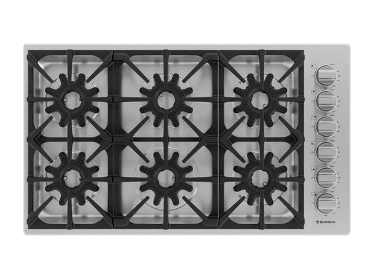 Bluestar BSDCTX8366B 36" X-8 Cooktop