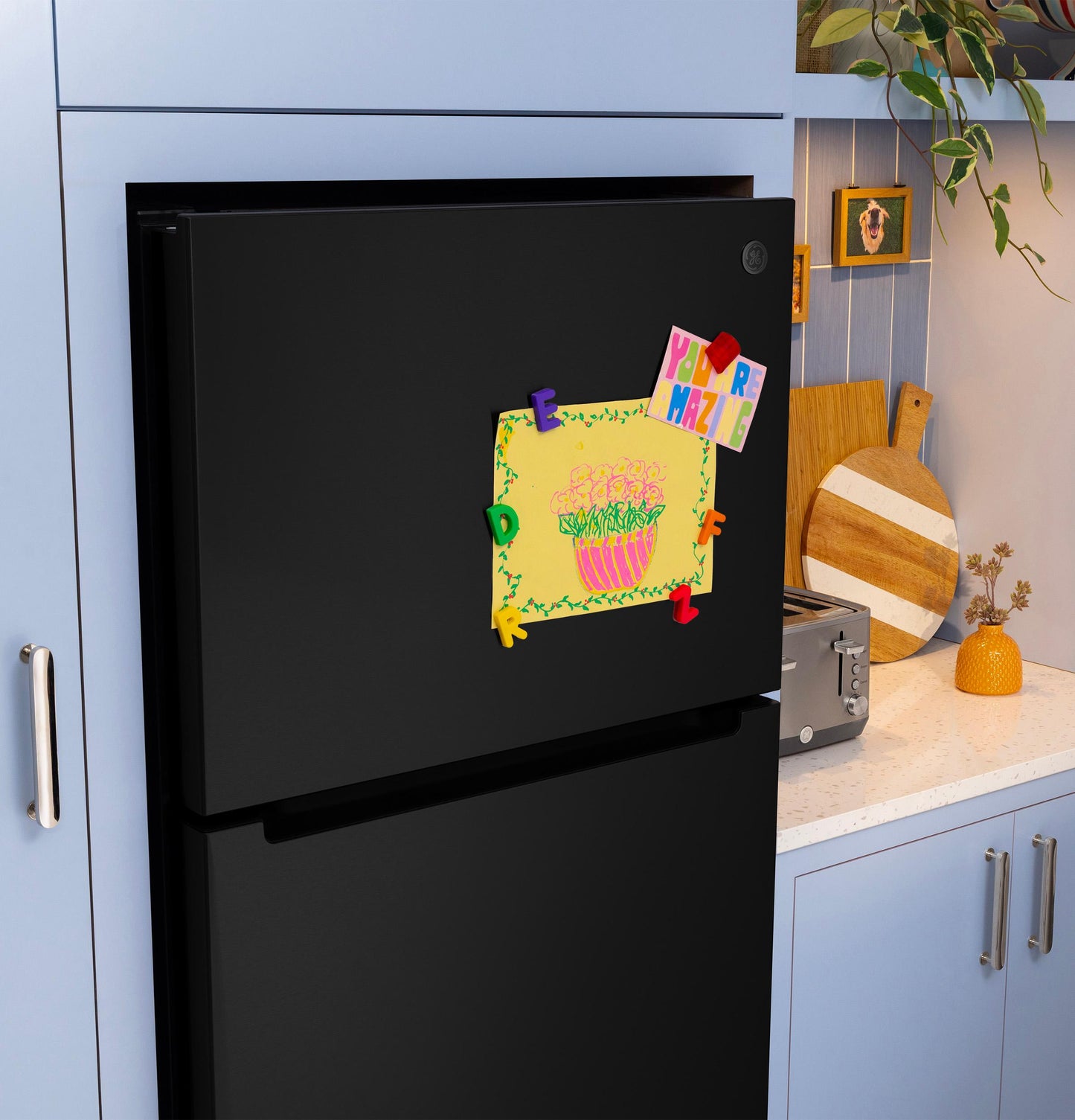 Ge Appliances GPS21KGZBB Ge® 21 Cu. Ft. Garage Ready Top-Freezer Refrigerator