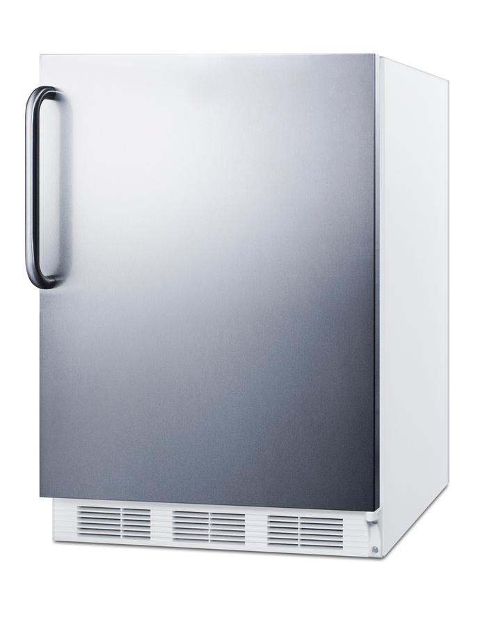 Summit FF61WSSTBADA 24" Wide All-Refrigerator, Ada Compliant