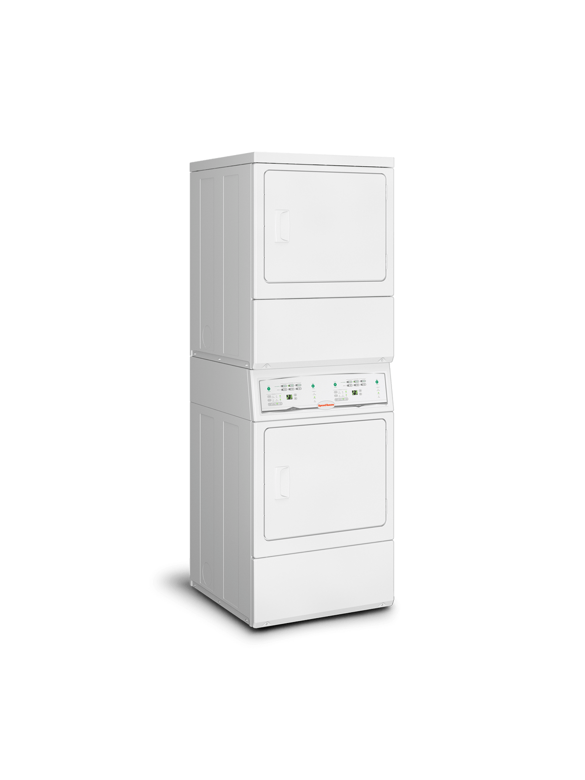Speed Queen LSEE5AGS173TW01 Commercial Electric, Non-Vended Stacked Dryers With Electronic Control