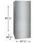 Frigidaire FFUE1626AV 16 Cu. Ft. Garage Ready Upright Freezer