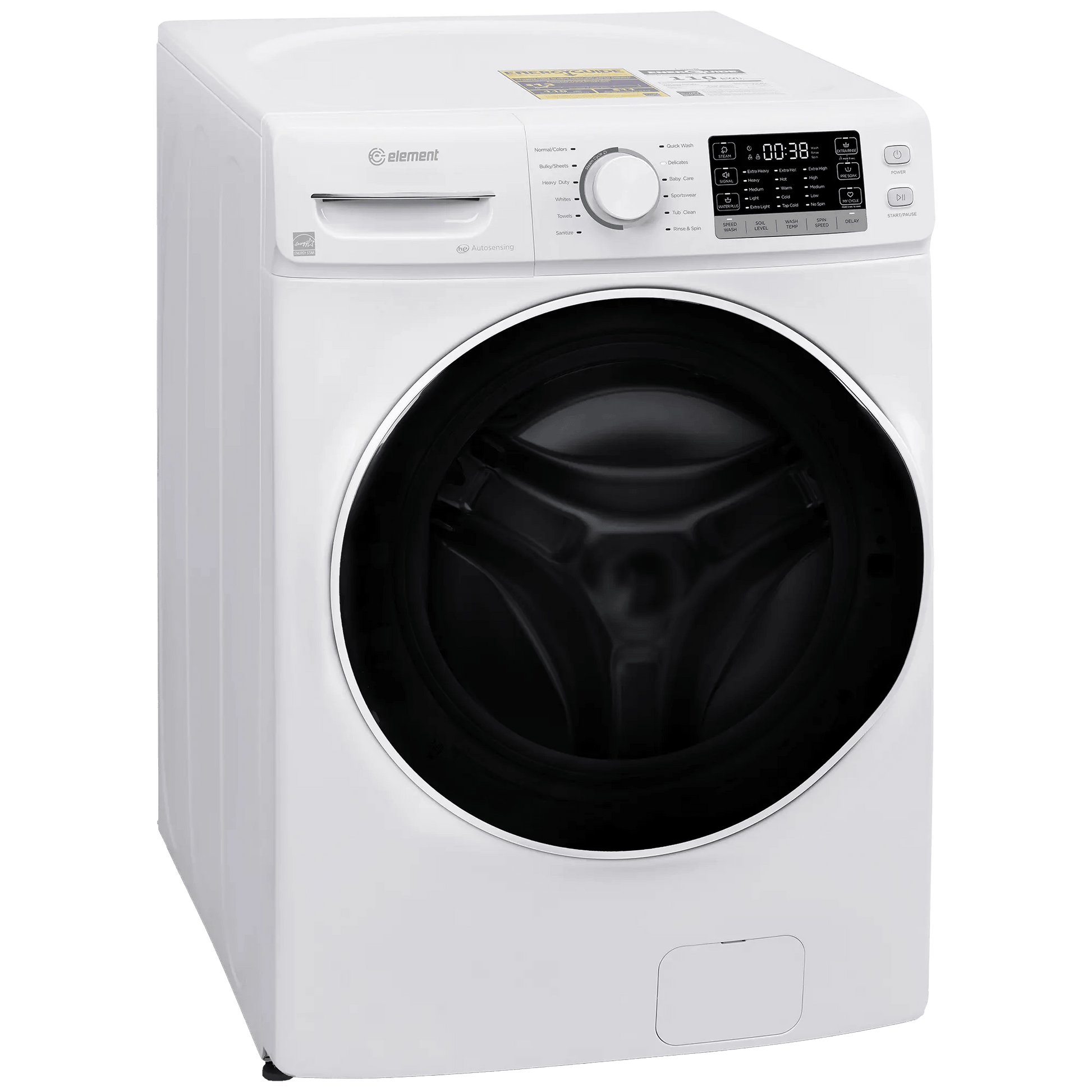Element Appliance EFL4527BW Element 4.5 Cu. Ft. Front Load Washer - White (Efl4527Bw)