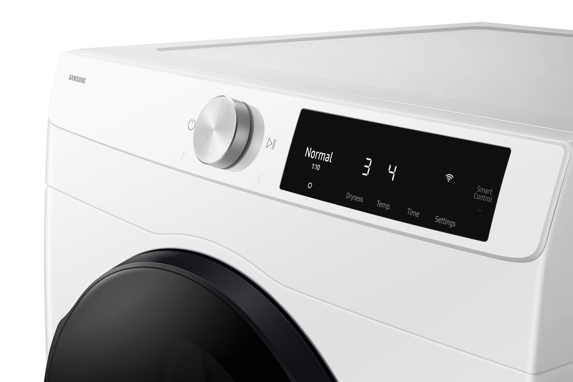 Samsung DV25FG60BVBE Compact Electric Dryer Wi-Fi Connectivity Sensor Dry 4.0 Cu.Ft.