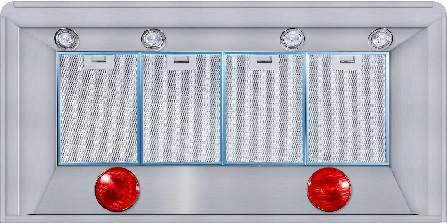 Ilve UAM120RA Majestic 48 Inch Custom Ral Color Wall Mount Range Hood