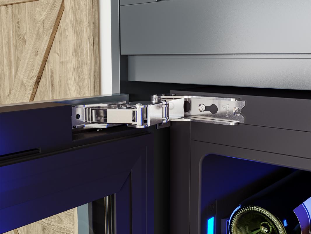 Zephyr PRW24F02CPG 24" Full Size Panel Ready Dual Zone Wine Cooler