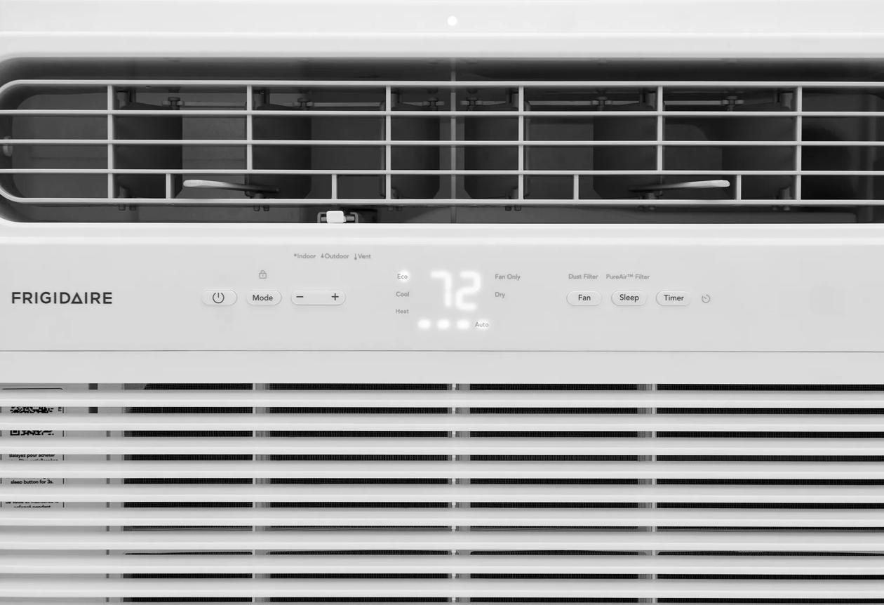 Frigidaire FHWH124WB2 12,000 Btu Window Room Air Conditioner With Supplemental Heat