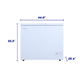 Element Appliance ECF10ME2CW Element Electronics 10.0 Cu. Ft. Chest Freezer - White (Ecf10Me2Cw)