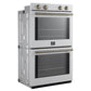 Forno FBOEL132430WHT Forno Vomero 30-Inch Double Wall Oven, White, 10 Cu.Ft Total Capacity, 7100W Convection, Mechanical Controls, Manuel Steam Clean