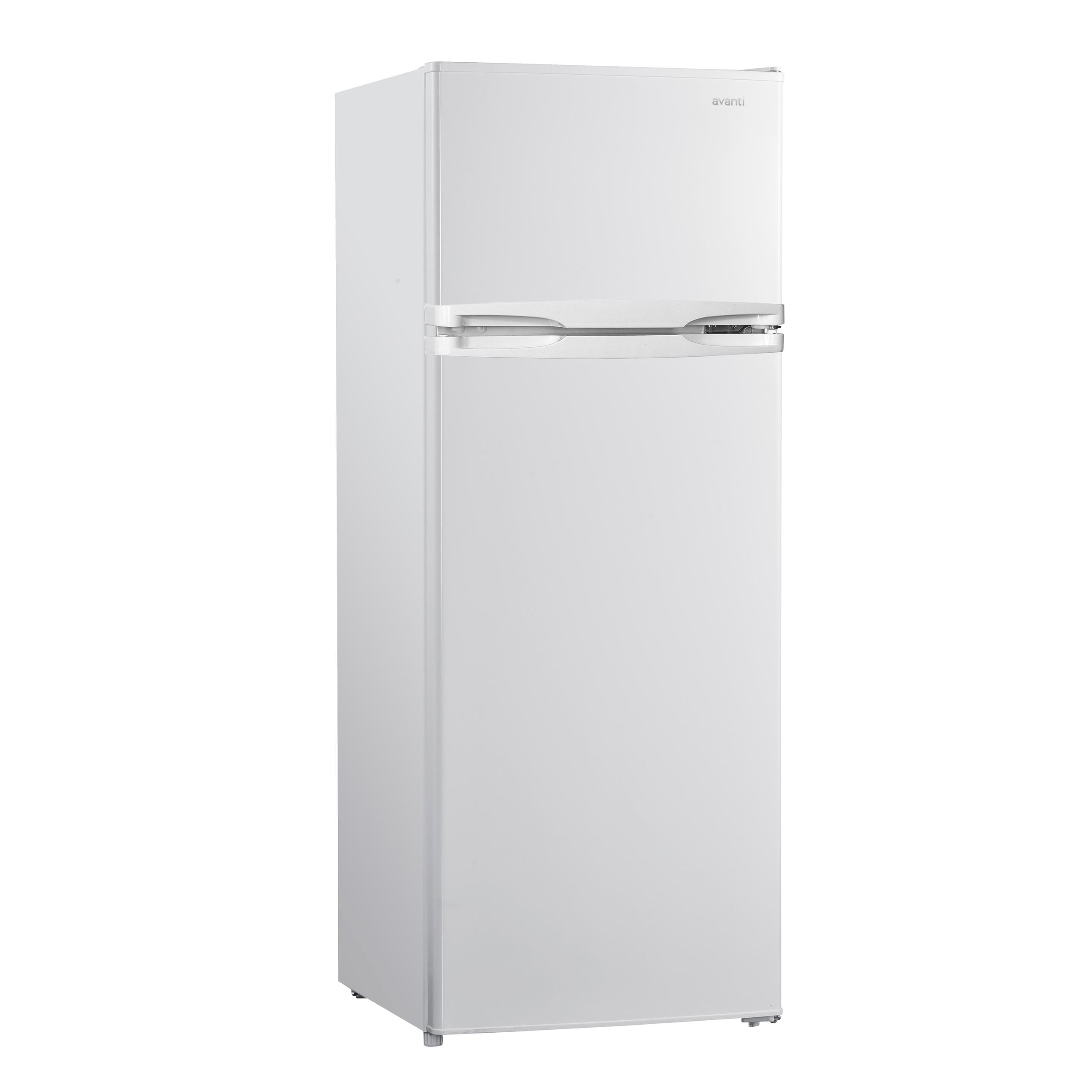 Avanti RA7501BW Avanti 7.5 Cu. Ft. Apartment Size Refrigerator, Top Freezer, Adjustable Glass Shelves, Energy Star®, In White (Ra7501Bw)