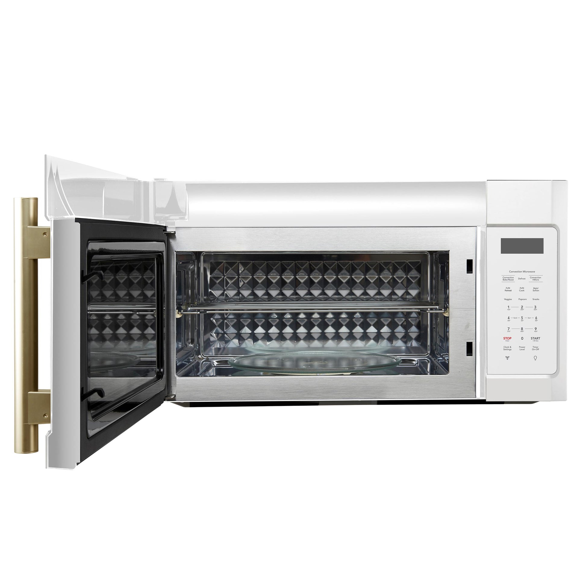 Forno FOTR303830WHT Forno Fornace 30-Inch Over The Range Convection Microwave, White - 1.5 Cu.Ft, 300 Cfm Vent, Touch Control, Led Light