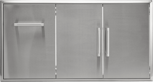 Coyote C3CDPOD 45" Double Access Doors With Roll Out Trash