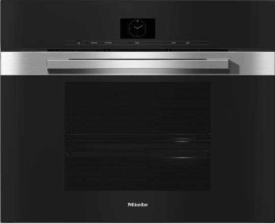 Miele DGC7680CTS Dgc 7680 Clean Touch Steel - 30" Combi-Steam Oven Xxl For Steam Cooking, Baking, Roasting With Roast Probe + Menu Cooking.